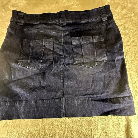 Calvin Klein Dark Blue Mini Skirt - Picture 2 of 9